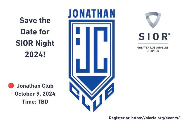 SIOR Night: Exclusive Event for Members and Corporate Sponsors